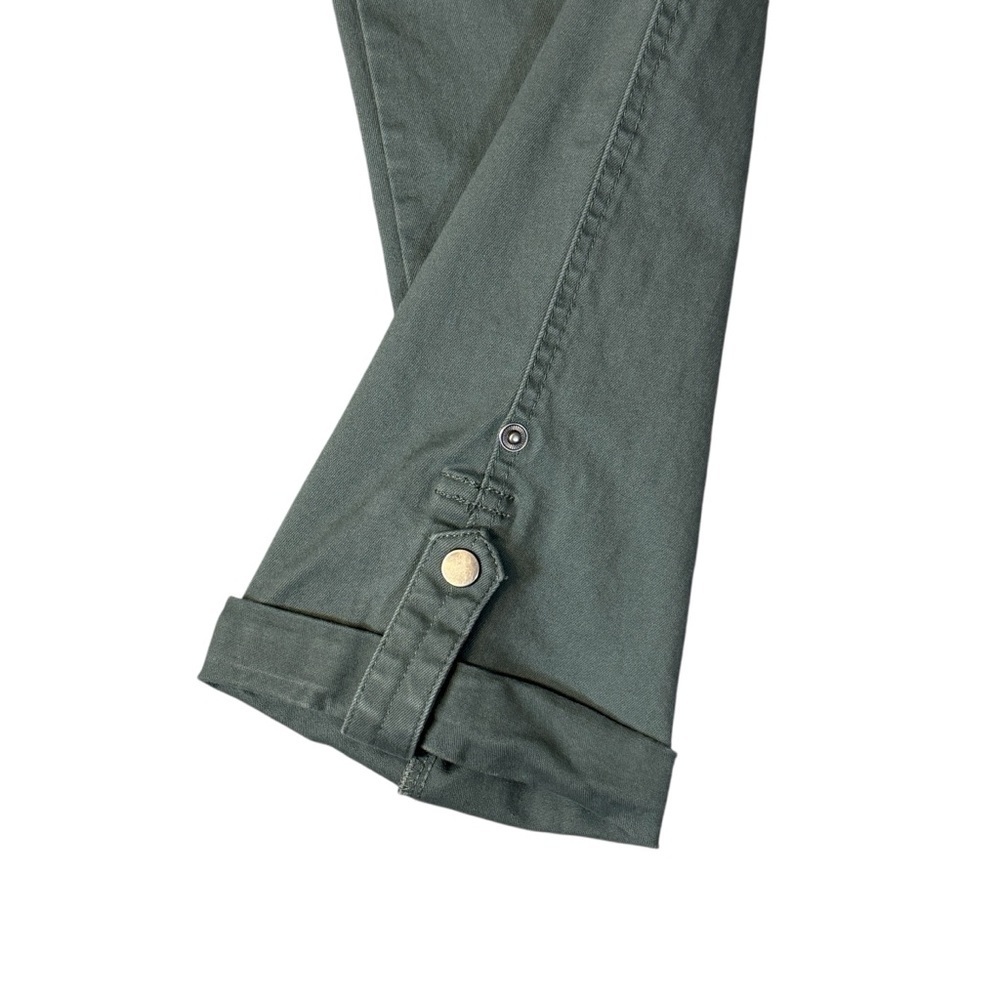 Democracy “Ab” technology Slim Cargo Utility Ankle Pants. Green Size 6 #2079 - Picture 4 of 8